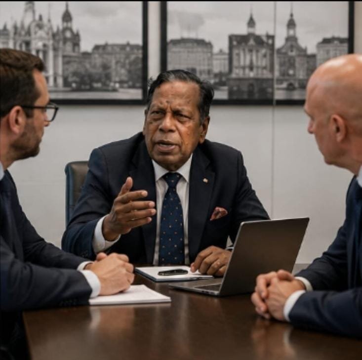 Colonel A.S. Sundaram, head of Glav Trade Resources